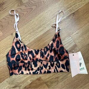 BNWT- We are HAH cami brHAH in leopard